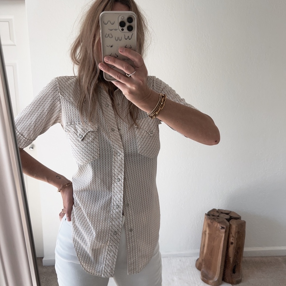 Vintage S/S Western Button Up